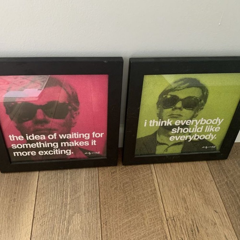 Andy Warhol Framed Quotes
